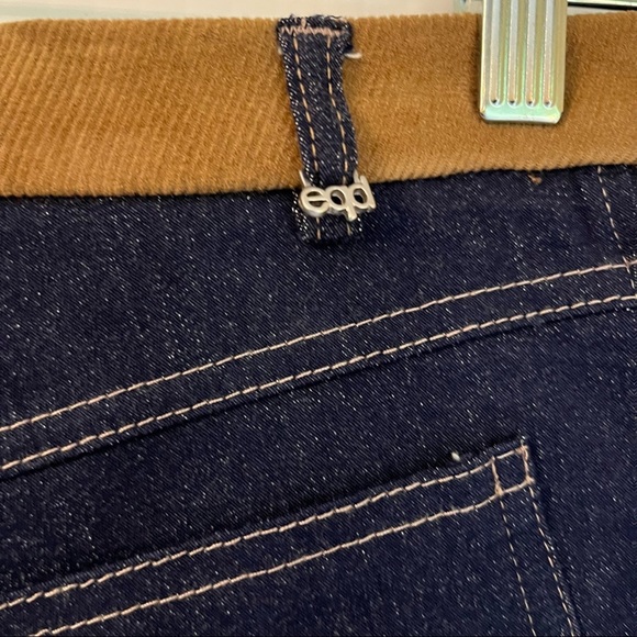 NWOT Unique Denim Trench Coat and Pants Set Sz Sm Y2K Western Riding Style - Picture 12 of 12